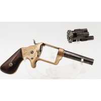 Armes de Poing REVOLVER US CIVIL WAR  SLOCUM 'S PATENT 1863 BROOKLYN NEW YORK SIDE LOADING CALIBRE 32 RF - USA XIXè {PRODUCT_REF