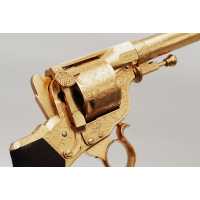 Armes de Poing LUXUEUX REVOLVER PERRIN 1865 GRAVÉ DORÉ CALIBRE 11MM PERRIN - FRANCE XIXè {PRODUCT_REFERENCE} - 19