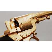Armes de Poing LUXUEUX REVOLVER PERRIN 1865 GRAVÉ DORÉ CALIBRE 11MM PERRIN - FRANCE XIXè {PRODUCT_REFERENCE} - 7
