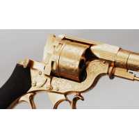 Armes de Poing LUXUEUX REVOLVER PERRIN 1865 GRAVÉ DORÉ CALIBRE 11MM PERRIN - FRANCE XIXè {PRODUCT_REFERENCE} - 12