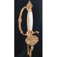 Catalogue Magasin ÉPÉE D'OFFICIER DES EAUX ET FORÊTS OU DES CHASSES IMPÉRIALES - FRANCE SECOND EMPIRE NAPOLÉON III {PRODUCT_REFE