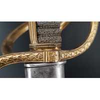 Armes Blanches SABRE D'OFFICIER D'INFANTERIE FRANC MAÇON  TYPE 1855 FABRICATION PRIVÉE ARTISAN PARISIEN - FRANCE SECOND EMPIRE {