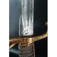 Armes Blanches SABRE D'OFFICIER D'INFANTERIE FRANC MAÇON  TYPE 1855 FABRICATION PRIVÉE ARTISAN PARISIEN - FRANCE SECOND EMPIRE {