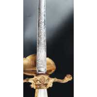 Catalogue Magasin ÉPÉE D'OFFICIER DES EAUX ET FORÊTS OU DES CHASSES IMPÉRIALES - FRANCE SECOND EMPIRE NAPOLÉON III {PRODUCT_REFE