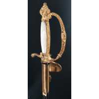 Catalogue Magasin ÉPÉE D'OFFICIER DES EAUX ET FORÊTS OU DES CHASSES IMPÉRIALES - FRANCE SECOND EMPIRE NAPOLÉON III {PRODUCT_REFE