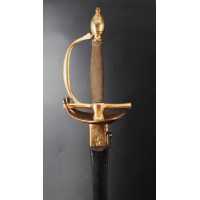 Armes Blanches ÉPÉE D'OFFICIER D'INFANTERIE RÈGNE DE LOUIS XVI VERS 1780 EN BRONZE DORÉ - FRANCE ANCIENNE MONARCHIE {PRODUCT_REF