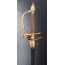 ÉPÉE D'OFFICIER D'INFANTERIE RÈGNE DE LOUIS XVI VERS 1780 EN BRONZE DORÉ - FRANCE ANCIENNE MONARCHIE