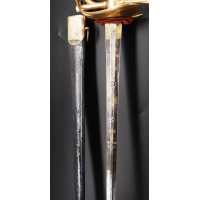 Armes Blanches ÉPÉE D'OFFICIER D'INFANTERIE RÈGNE DE LOUIS XVI VERS 1780 EN BRONZE DORÉ - FRANCE ANCIENNE MONARCHIE {PRODUCT_REF