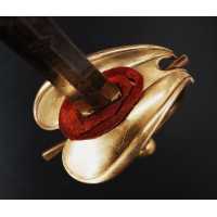 Armes Blanches ÉPÉE D'OFFICIER D'INFANTERIE RÈGNE DE LOUIS XVI VERS 1780 EN BRONZE DORÉ - FRANCE ANCIENNE MONARCHIE {PRODUCT_REF