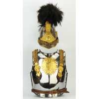 Militaria CASQUE ET CUIRASSE D'OFFICIER DE CUIRASSIERS DE LA GARDE ROYALE MODÈLE 1825 - FRANCE RESTAURATION. {PRODUCT_REFERENCE}