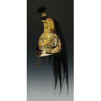 Militaria CASQUE DE LA PREMIÈRE COMPAGNIE DE MOUSQUETAIRES GRIS DU ROI MAISON MILITAIRE DU ROI MODÈLE 1814 - FRANCE RESTAURATION