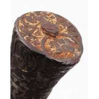 Coutellerie BEAU ET RARE COUTEAU DAGUE STYLET ITALIE XVIè SERAPHIN EN FER ARGENT ET OR {PRODUCT_REFERENCE} - 18