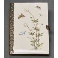 Art du Japon ÉTUI À CARTES SHIBAYAMA EN IVOIRE INCRUSTÉ DE NACRE JAPON MEIJI PERIODE 1868-1912 {PRODUCT_REFERENCE} - 1