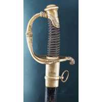 Armes Blanches SABRE D'OFFICIER D'INFANTERIE MODÈLE 1821 DE LA GARDE NATIONALE DE LOUIS PHILIPPE Ier COQ MONARCHIE DE JUILLET CH