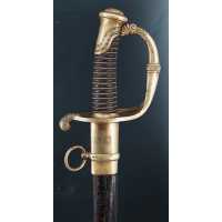 Armes Blanches SABRE D'OFFICIER D'INFANTERIE MODÈLE 1821 DE LA GARDE NATIONALE DE LOUIS PHILIPPE Ier COQ MONARCHIE DE JUILLET CH