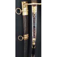 Armes Blanches SABRE D'OFFICIER D'INFANTERIE MODÈLE 1821 DE LA GARDE NATIONALE DE LOUIS PHILIPPE Ier COQ MONARCHIE DE JUILLET CH