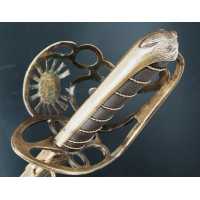 Armes Blanches SABRE D'OFFICIER DU RÉGIMENT DE CAVALERIE DE LA REINE MAISON DU ROI ÉPOQUE LOUIS XVI {PRODUCT_REFERENCE} - 30