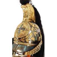 Militaria CASQUE DE LA PREMIÈRE COMPAGNIE DE MOUSQUETAIRES GRIS DU ROI MAISON MILITAIRE DU ROI MODÈLE 1814 - FRANCE RESTAURATION