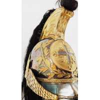 Militaria CASQUE DE LA PREMIÈRE COMPAGNIE DE MOUSQUETAIRES GRIS DU ROI MAISON MILITAIRE DU ROI MODÈLE 1814 - FRANCE RESTAURATION