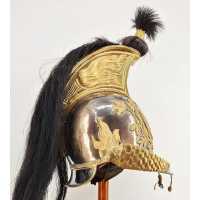 Militaria CASQUE DE LA PREMIÈRE COMPAGNIE DE MOUSQUETAIRES GRIS DU ROI MAISON MILITAIRE DU ROI MODÈLE 1814 - FRANCE RESTAURATION