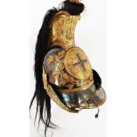 Militaria CASQUE DE LA PREMIÈRE COMPAGNIE DE MOUSQUETAIRES GRIS DU ROI MAISON MILITAIRE DU ROI MODÈLE 1814 - FRANCE RESTAURATION