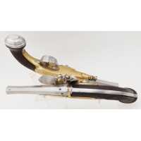 Armes de Poing PAIRE DE PISTOLETS À SILEX SYSTÈME MOULARD DUFOUR À SAINT ETIENNE - FRANCE RESTAURATION {PRODUCT_REFERENCE} - 4