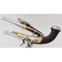 Armes de Poing PAIRE DE PISTOLETS À SILEX SYSTÈME MOULARD DUFOUR À SAINT ETIENNE - FRANCE RESTAURATION {PRODUCT_REFERENCE} - 3