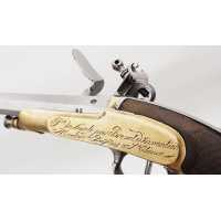 Armes de Poing PAIRE DE PISTOLETS À SILEX SYSTÈME MOULARD DUFOUR À SAINT ETIENNE - FRANCE RESTAURATION {PRODUCT_REFERENCE} - 5