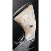 Pièces détachées en ligne PAIRE DE PLAQUETTES EN NACRE POUR REVOLVER COLT95 ET DÉRIVÉS COLT 1889 / 1895 / 1901 ETC {PRODUCT_REFE