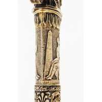 Armes Blanches SOMPTUEUSE DAGUE DE MARINE OFFERTE SUITE À L'ÉRECTION DE L'OBÉLISQUE DE LUXOR À PARIS PAR GEUILLÉ EN 1836, MONARC