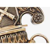 Armes Blanches SOMPTUEUSE DAGUE DE MARINE OFFERTE SUITE À L'ÉRECTION DE L'OBÉLISQUE DE LUXOR À PARIS PAR GEUILLÉ EN 1836, MONARC