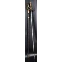 Armes Blanches SABRE D'OFFICIER DE DRAGON LAME DE BRETTEUR POUR ENTRAINEMENT À L'ESCIME MILITAIRE - FRANCE ÉPOQUE LOUIS XVI {PRO