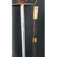 Armes Blanches SABRE D'OFFICIER DE DRAGON LAME DE BRETTEUR POUR ENTRAINEMENT À L'ESCIME MILITAIRE - FRANCE ÉPOQUE LOUIS XVI {PRO