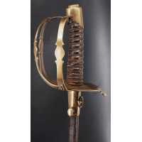 Armes Blanches SABRE D'OFFICIER DE DRAGON LAME DE BRETTEUR POUR ENTRAINEMENT À L'ESCIME MILITAIRE - FRANCE ÉPOQUE LOUIS XVI {PRO
