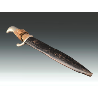 Militaria COUTEAU DE TRANCHÉE ALLEMAND WW1 BOIS DE CERF SOLINGEN {PRODUCT_REFERENCE} - 2