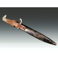 Militaria COUTEAU DE TRANCHÉE ALLEMAND WW1 BOIS DE CERF SOLINGEN {PRODUCT_REFERENCE} - 3