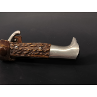 Militaria COUTEAU DE TRANCHÉE ALLEMAND WW1 BOIS DE CERF SOLINGEN {PRODUCT_REFERENCE} - 5