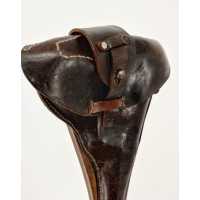 Militaria PLANCHETTE ET ÉTUI CROSSE MILITAIRE POUR PISTOLET LUGER ARTILLERIE  - ALLEMAGNE PREMIERE GUERRE MONDIALE {PRODUCT_REFE