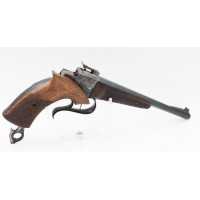 Armes de Poing PISTOLET DE TIR SUISSE CALIBRE 22LR  BLOC TOMBANT  C.WIDMER ST GALLEN 1880-1890 {PRODUCT_REFERENCE} - 5
