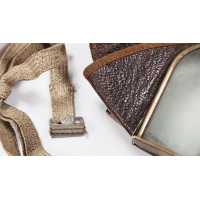 Militaria LUNETTE DE VOL AVIATEUR  OU  MOTOCYCLISTE  OU  VOITURE   BREVET SGDG   FRANCE DEBUT XXè {PRODUCT_REFERENCE} - 10