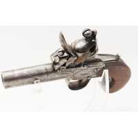Armes de Poing PISTOLET A SILEX DE GOUSSET DIT DE VOYAGE A BALLE FORCEE CALIBRE 10.8MM {PRODUCT_REFERENCE} - 1