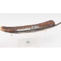 Coutellerie FORT COUTEAU PLIANT DE CHASSE CORNILLON  CORNE DE CERF  RESSORT À PALANQUILLE BASCIN À EPINAL - FRANCE FIN XIXè {PRO