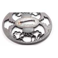 Art du Japon TSUBA KATANA MARUGATA EN FER AJOURÉ  SIGNÉE  JAPON XIXè {PRODUCT_REFERENCE} - 9