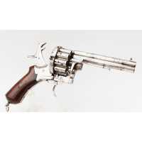 Armes de Poing REVOLVER LEFAUCHEUX MODÈLE 1864   20 COUPS  CANONS SUPERPOSÉS  CALIBRE 7MM À BROCHE - FRANCE SECOND EMPIRE {PRODU