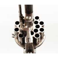 Armes de Poing REVOLVER LEFAUCHEUX LF1250  MODÈLE 1864  20 COUPS  CANONS SUPERPOSÉS  CALIBRE 7MM À BROCHE - FRANCE SECOND EMPIRE