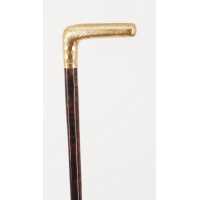 Antiquités LUXUEUSE CANNE DE MARCHE  ÉCAILLE ET OR JAUNE {PRODUCT_REFERENCE} - 15