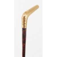 Antiquités LUXUEUSE CANNE DE MARCHE  ÉCAILLE ET OR JAUNE {PRODUCT_REFERENCE} - 13