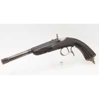 Armes de Poing PISTOLET FLOBERT DE TIR DE SALON CALIBRE 22 flobert ANNULAIRE RIMFIRE - FRANCE XIXè {PRODUCT_REFERENCE} - 1