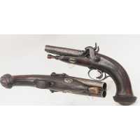 Armes de Poing RARISSIME PAIRE DE PISTOLETS CORSE  DOUBLES CANONS À PERCUSSION FAIT À PIETRALBA XIXè CALIBRE 13MM {PRODUCT_REFER