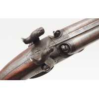 Armes de Poing RARISSIME PAIRE DE PISTOLETS CORSE  DOUBLES CANONS À PERCUSSION FAIT À PIETRALBA XIXè CALIBRE 13MM {PRODUCT_REFER